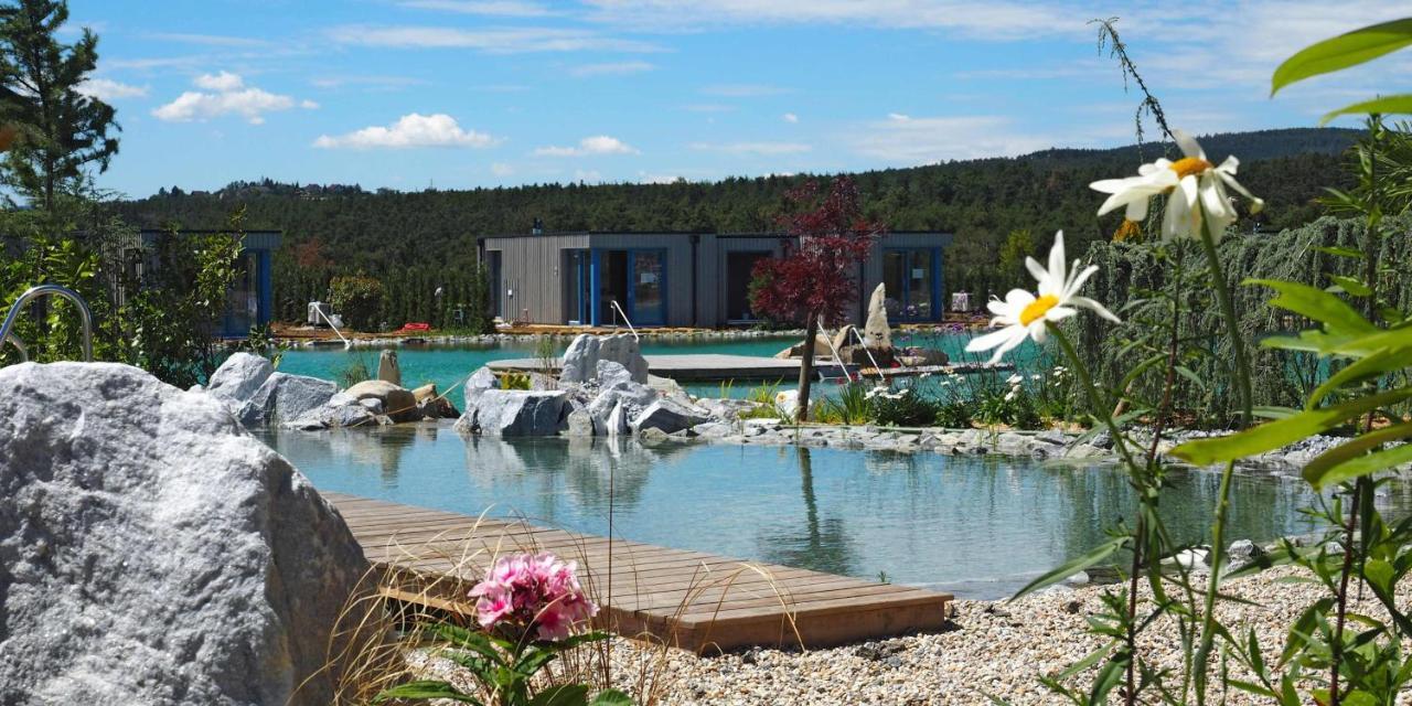 Kittenberger Chalets Am Gartensee Schiltern bei Langenlois Exterior photo
